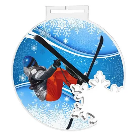 Akrylátová medaile MDAS0020 Průměr cm: 9, Stuha: ST13