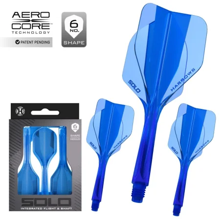 Harrows Letky Solo - No6 - Short - Blue
