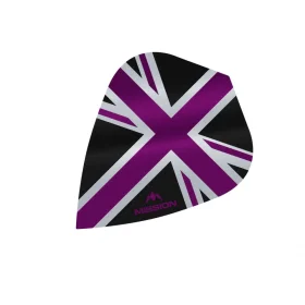 Mission Letky Alliance Union Jack - Black / Purple F3093