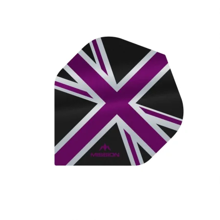 Mission Letky Alliance Union Jack - Black / Purple F3085