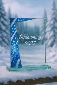 Skleněná trofej CRGM03 | Zima Výška cm: 18,5