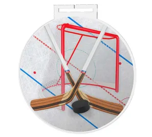 Akrylátová medaile MDAS0032 | Hokej Průměr cm: 10, Stuha: ST2