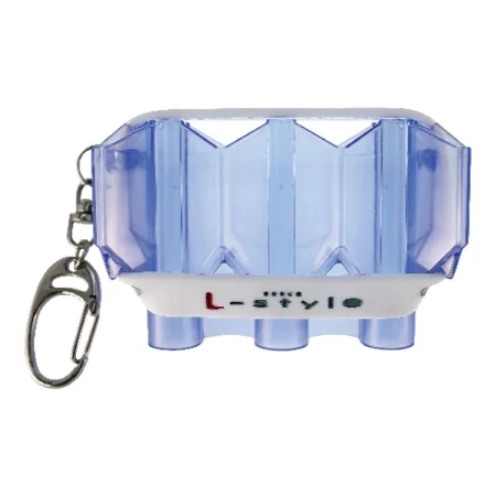 L Style Pouzdro na šipky Krystal Flight Case - clear blue - Výprodej