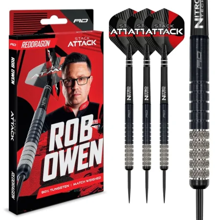 Red Dragon Šipky Steel Rob Owen - 22g