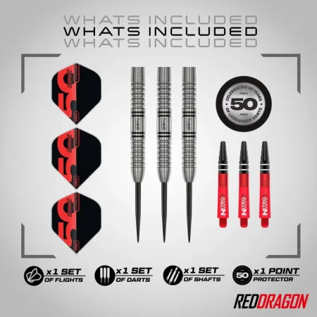 Red Dragon Šipky Steel Penetrator 1 - 50 Years - 25g