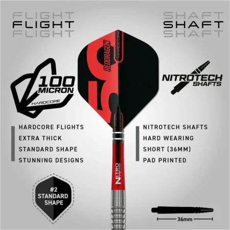 Red Dragon Šipky Steel Penetrator 1 - 50 Years - 25g