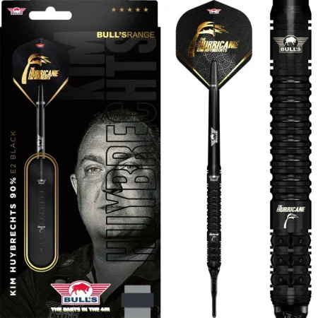 Bull's NL Šipky Kim Huybrechts - E2 - Full Black - 19g