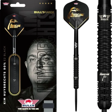 Bull's NL Šipky Steel Kim Huybrechts - E2 - Full Black - 23g