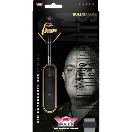 Bull's NL Šipky Steel Kim Huybrechts - E2 - Full Black - 23g