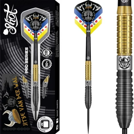 Shot Šipky Steel Pro Series - Jitse van der Wal - 24g