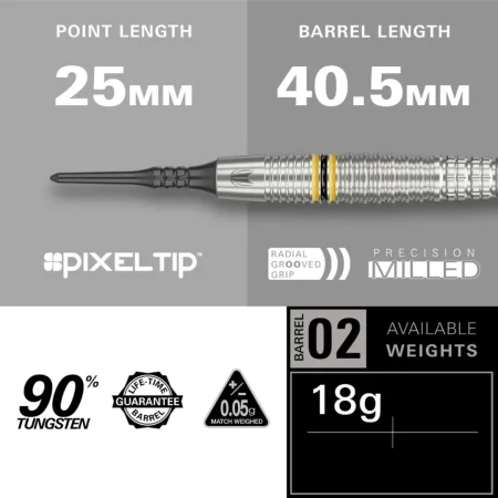 Target - darts Šipky Scott Williams - G2 - 18g
