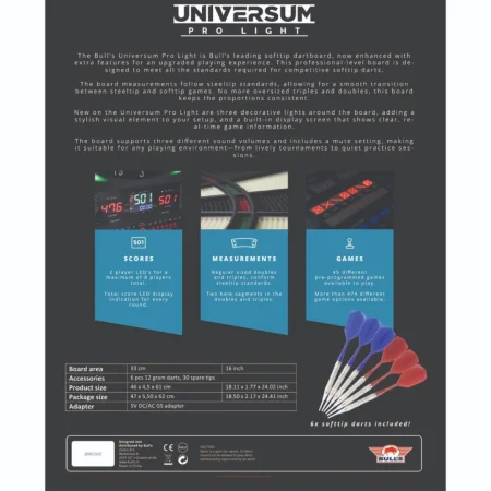 Bull's NL Elektronický terč Universum Pro Light