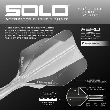 Harrows Letky Solo - No6 - Medium - Clear