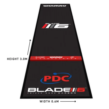 Winmau Dart Mat - Koberec k terči - Pro Zone Precision Blade 6 - with oche