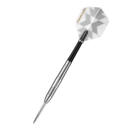 Legend Darts Šipky Steel The Gentle - Mensur Suljovic - Silver - 21g - Výprodej