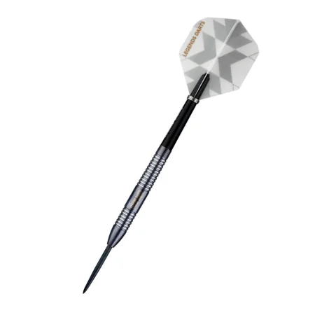 Legend Darts Šipky Steel The Gentle - Mensur Suljovic - Black - 21g - Výprodej