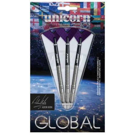 Unicorn Šipky Steel Global - Aden Kirk - 22g