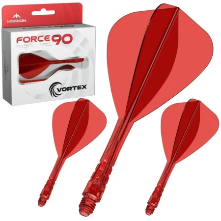 Mission Letky Force 90 Vortex - Kite - Midi - Clear Red F5039