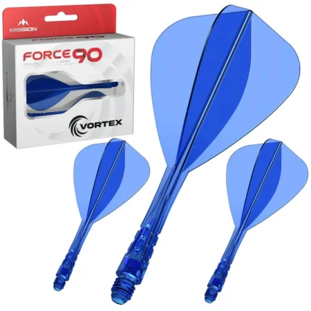 Mission Letky Force 90 Vortex - Kite - Medium - Clear Blue F5037