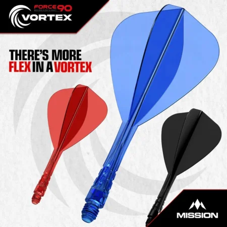 Mission Letky Force 90 Vortex - Kite - Medium - Clear Blue F5037