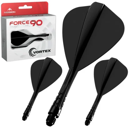 Mission Letky Force 90 Vortex - Kite - Medium - Solid Black F5031