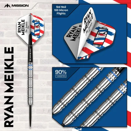 Mission Šipky Steel Ryan Meikle - 21g