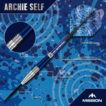 Mission Šipky Steel Archie Self - 22g