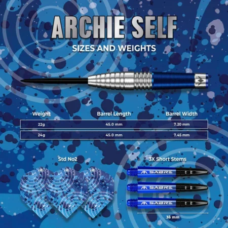 Mission Šipky Steel Archie Self - 22g