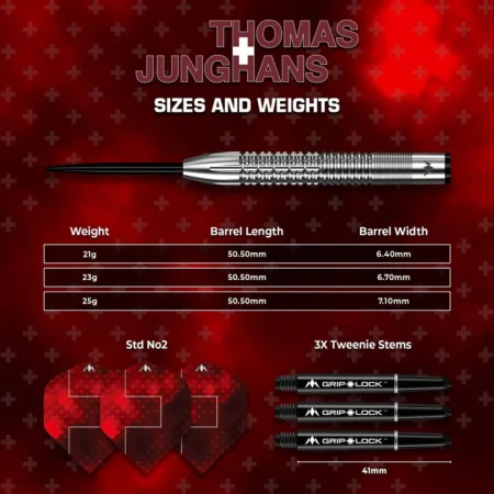 Mission Šipky Steel Thomas Junghans - 21g
