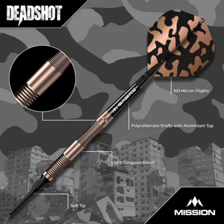 Mission Šipky Dead Shot - 19g