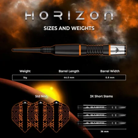 Mission Šipky Horizon - 18g