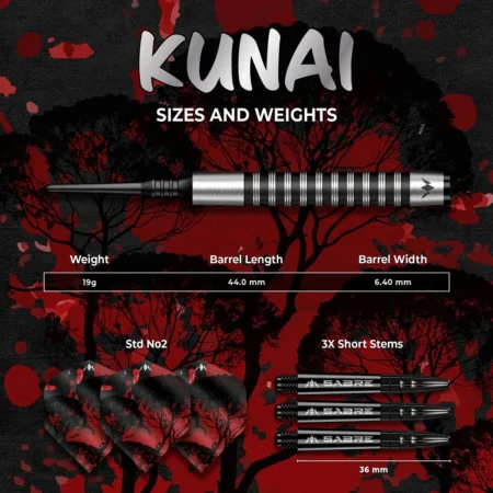 Mission Šipky Kunai - 19g