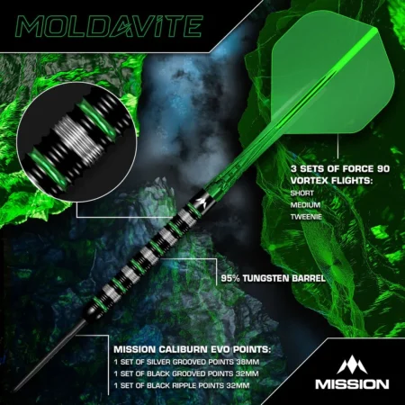 Mission Šipky Steel Moldavite - 21g