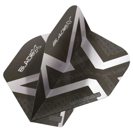 Winmau Letky Prism Delta - Blade X - Metallic Black & Silver W6915.808