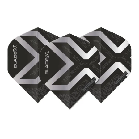 Winmau Letky Prism Delta - Blade X - Metallic Black & Silver W6915.808
