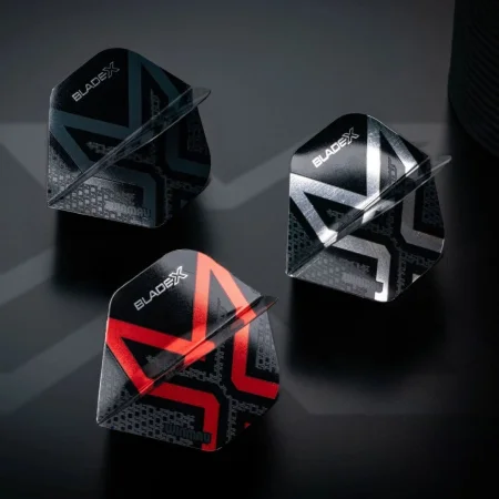 Winmau Letky Prism Delta - Blade X - Metallic Black & Silver W6915.808