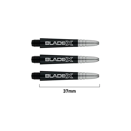 Winmau Násadky Vecta Blade X - midi - black & silver