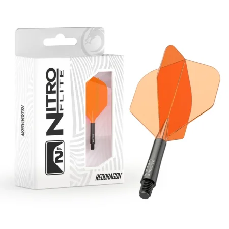 Red Dragon Letky Nitro Flite - No2 - black & orange - short