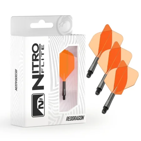 Red Dragon Letky Nitro Flite - No2 - black & orange - short