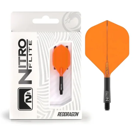 Red Dragon Letky Nitro Flite - No2 - black & orange - short