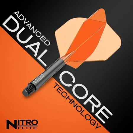 Red Dragon Letky Nitro Flite - No2 - black & orange - short