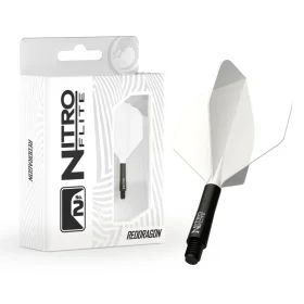 Red Dragon Letky Nitro Flite - No2 - black & white - short