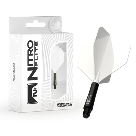 Red Dragon Letky Nitro Flite - No2 - black & white - short