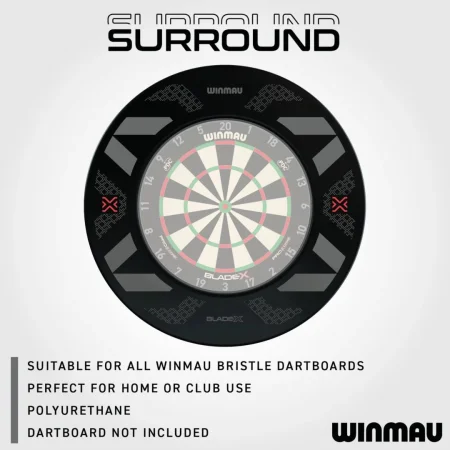 Winmau Surround - kruh kolem terče - Blade X - Black