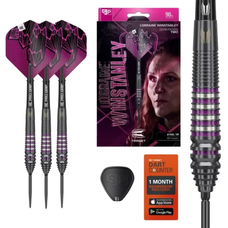 Target - darts Šipky Steel Lorraine Winstanley - G2 - Swiss Point - 24g