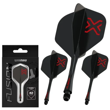 Winmau Letky Fusion Blade X - No2 - black - short