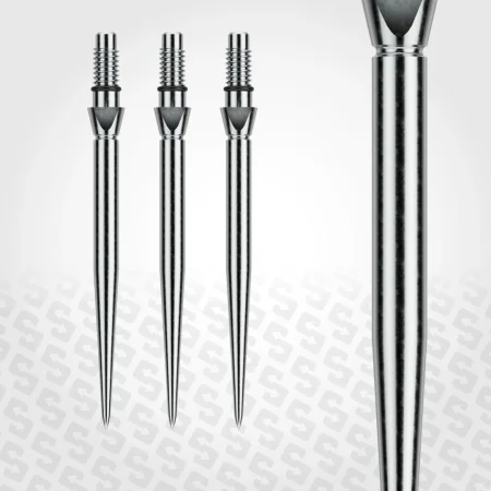 Winmau Kovové hroty - Switch Points - Smooth - Silver - 26 mm