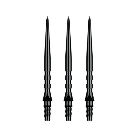 Winmau Kovové hroty - Switch Points - Groove - Black - 26 mm