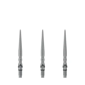 Winmau Kovové hroty - Switch Points - Groove - Silver - 26 mm