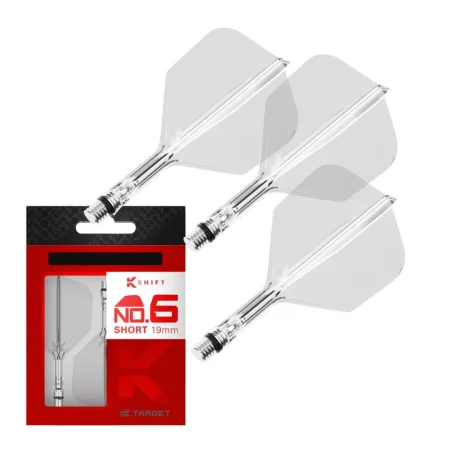 Target - darts Letky K-Shift - No6 - Short - Clear TRG410555